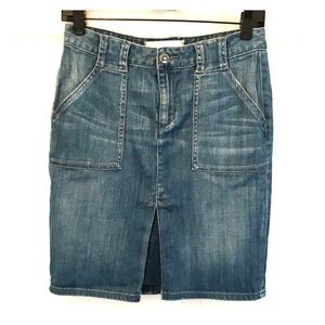 paperdenim&cloth denim skirt
